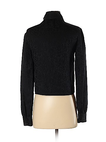 Talula Long Sleeve Silk Top (view 2)