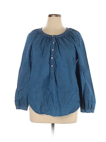 Faded Glory Long Sleeve Button-Down Shirt (view 1)