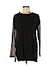 Lou & Grey 100% Polyester Black Long Sleeve Blouse Size M - photo 1