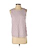 Ann Taylor LOFT Outlet 100% Cotton Pink Sleeveless Top Size S - photo 1