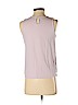 Ann Taylor LOFT Outlet 100% Cotton Pink Sleeveless Top Size S - photo 2
