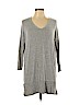 American Eagle Outfitters 100% Acrylic Gray Casual Dress Size M - photo 1