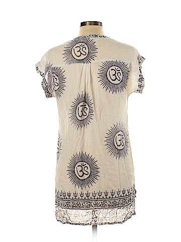 Earthbound Trading Co. Short Sleeve Blouse (view 2)