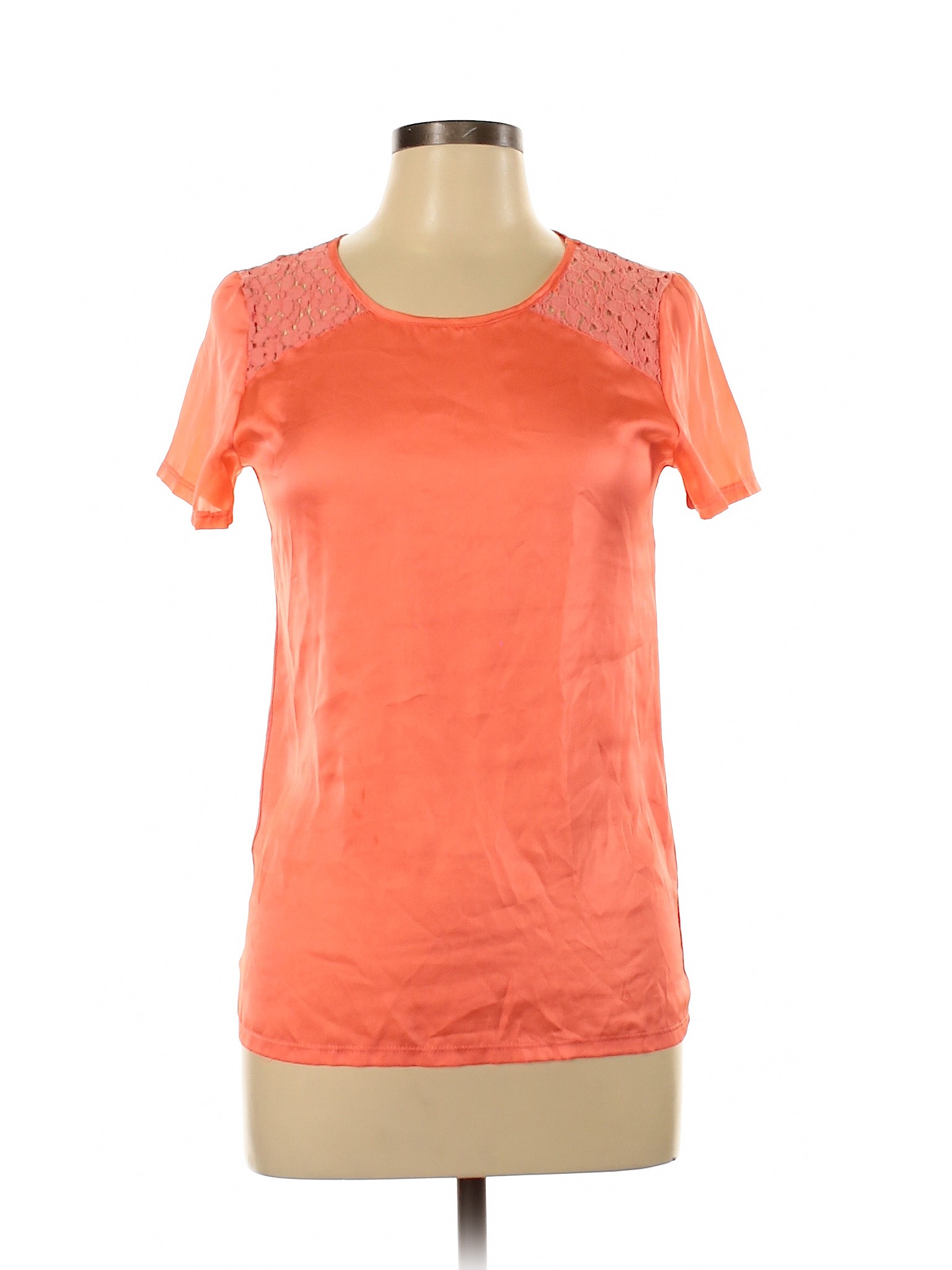 orange blouse zara