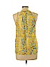 Cooper & Ella 100% Polyester Yellow Sleeveless Blouse Size M - photo 2