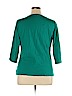 Eddie Bauer 100% Cotton Green 3/4 Sleeve Top Size XL - photo 2