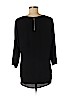 The Limited 100% Polyester Black 3/4 Sleeve Blouse Size M - photo 2