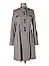 A.B.S Silver Label Gray Wool Coat Size 8 - photo 1