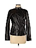 Guess 100% Leather Black Leather Jacket Size M - photo 1