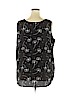 Faded Glory 100% Polyester Black Sleeveless Blouse Size 3X - photo 2