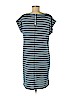 T by Talbots Blue Casual Dress Size M - photo 2