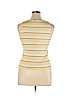 Wasserman Yellow Sleeveless Silk Top Size L - photo 2