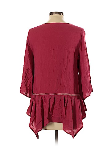 She + Sky 3/4 Sleeve Blouse (view 2)
