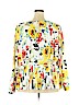 Kristin Miles 100% Polyester Yellow Long Sleeve Blouse Size 3X - photo 2