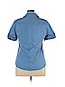 Ann Taylor Blue Short Sleeve Button-Down Shirt Size 14 - photo 2
