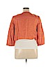 Talbots 100% Linen Orange Jacket Size 14 - photo 2