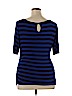 Motherhood Blue Short Sleeve Top Size XL - photo 2