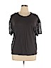 American Eagle Outfitters Gray Short Sleeve Top Size XL - photo 1
