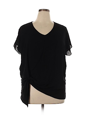 a.n.a. A New Approach Short Sleeve Blouse (view 1)