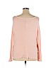 Sweet Claire Pink Long Sleeve Top Size 1X - photo 2