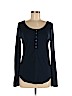 Old Navy Blue Long Sleeve Henley Size L - photo 1