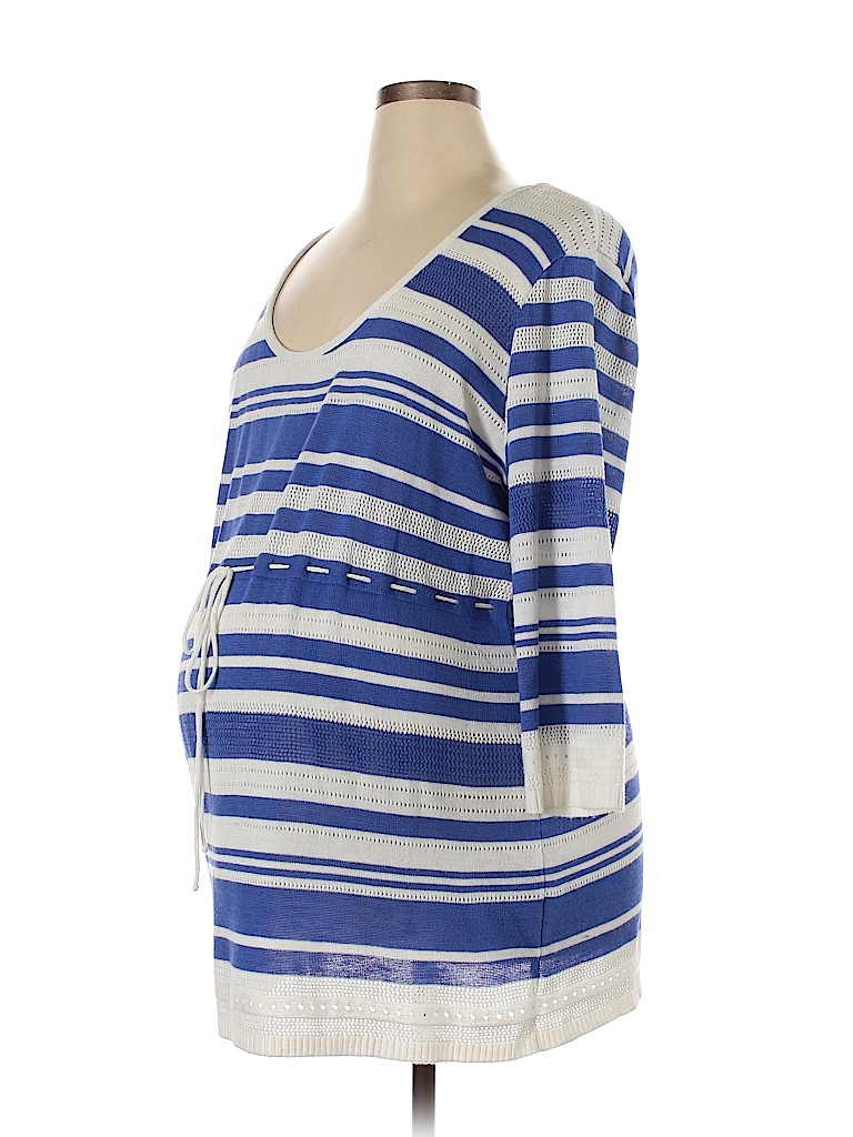 Motherhood Blue 3/4 Sleeve Top Size XL - photo 1