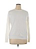 Kim Rogers 100% Cotton White Pullover Sweater Size XL - photo 1