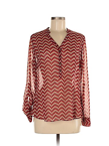 a.n.a. A New Approach Long Sleeve Blouse (view 1)