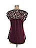 Maurices Burgundy Short Sleeve Blouse Size M - photo 2