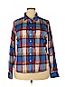 J.Crew 100% Cotton Blue Long Sleeve Button-Down Shirt Size XXL - photo 1
