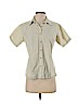 Columbia 100% Cotton Tan Short Sleeve Button-Down Shirt Size S - photo 1