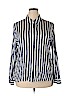 INC International Concepts 100% Rayon Blue Long Sleeve Blouse Size XXL - photo 1