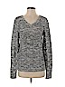 Ann Taylor LOFT 100% Cotton Gray Pullover Sweater Size M - photo 1