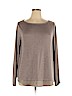 Lands' End Brown Long Sleeve Top Size XL - photo 1