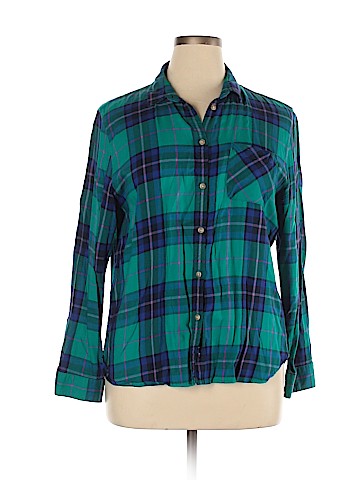 American Eagle Outfitters Long Sleeve Blouse (view 1)