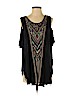Free People Black Short Sleeve Top Size S - photo 1