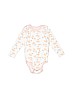 Assorted Brands 100% Cotton Pink Long Sleeve Onesie Size 60 cm / US 3-6 MO - photo 1