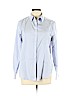 Jones New York Signature 100% Cotton Blue Long Sleeve Button-Down Shirt Size L - photo 1