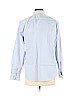 Jones New York Signature 100% Cotton Blue Long Sleeve Button-Down Shirt Size L - photo 2