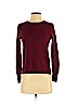 J. Crew Factory Store 100% Cashmere Burgundy Cashmere Pullover Sweater Size S - photo 1