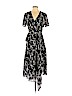 H&M 100% Polyester Black Casual Dress Size 8 - photo 1