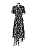 H&M 100% Polyester Black Casual Dress Size 8 - photo 2