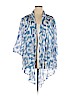 Chico's 100% Linen Blue Kimono Size XL (3) - photo 1
