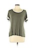Charlotte Russe 100% Rayon Green Short Sleeve T-Shirt Size L - photo 1