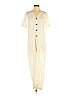 Zara TRF 100% Lyocell Ivory Jumpsuit Size S - photo 1