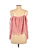 Divided by H&M 100% Polyester Pink Long Sleeve Blouse Size 8 - photo 2