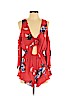 Audrey 3+1 100% Rayon Red Romper Size S - photo 1