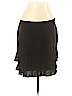 Ann Taylor 100% Polyester Black Casual Skirt Size 12 - photo 1