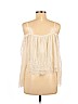 Divided by H&M 100% Polyamide Ivory Long Sleeve Blouse Size 8 - photo 2