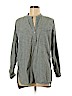 Gap 100% Cotton Blue Long Sleeve Blouse Size M - photo 1